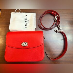 Coach Vibrant Red Cassie 19 Crossbody Bag